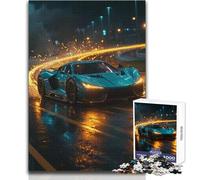 Rompecabezas para Adultos de 1000 Piezas, Juguete de Deriva con chispas, Juego Intelectual, decoración artística para el hogar, Regalo para cumpleaños, tamaño 38x52cm