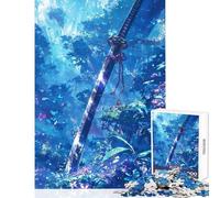 Rompecabezas para Adultos de 1000 Piezas Juguete de Espada del espíritu del Bosque decoración de Pared Obra de Arte Regalo para Juego Educativo Mejora el Amor Entre Parejas tamaño 50x75cm