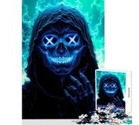 Rompecabezas para Adultos de 1000 Piezas Juguete de Mirada espectral decoración de Pared Obra de Arte Regalo para Juego Educativo Mejora el Amor Entre Parejas tamaño 50x75cm