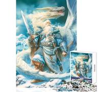 Rompecabezas para Adultos de 1000 Piezas Juguete de Señor Dragón de Invierno decoración de Pared Obra de Arte Regalo para Juego Educativo Mejora el Amor Entre Parejas tamaño 50x75cm