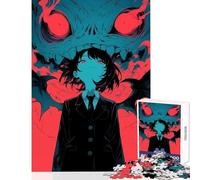 Rompecabezas para Adultos de 1000 Piezas Juguetes antiestrés de Demonios Regalos de Amigo Secreto Juegos educativos desafiantes para completar tamaño 50x75cm