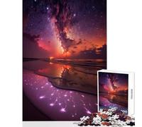 Rompecabezas para Adultos de 1000 Piezas Juguetes antiestrés Sueños Luminosos Grandes Regalos y Juguetes Juego práctico con Piezas de Formas aleatorias Totalmente entrelazadas tamaño 38x52cm