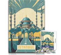 Rompecabezas para Adultos de 1000 Piezas, Juguetes de Estambul, Juegos educativos, Mejora la Memoria, Juguete Educativo, tamaño 38x52cm