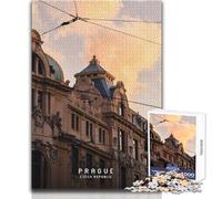 Rompecabezas para Adultos de 1000 Piezas, Juguetes de Praga, Juegos educativos, Mejora la Memoria, Juguete Educativo, tamaño 38x52cm