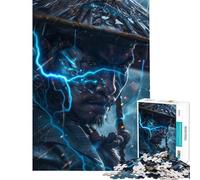 Rompecabezas para Adultos de 1000 Piezas Juguetes educativos Storm Spirit Hero Juegos de ingenio Juego para Pasar el rato en casa Regalo de cumpleaños (tamaño 38x26cm)