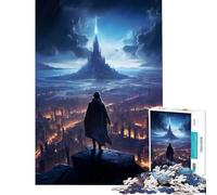 Rompecabezas para Adultos de 1000 Piezas Juguetes para aventureros solitarios Juegos educativos Juegos Familiares desafío difícil Regalos de Amigo Invisible (tamaño 38x52cm)