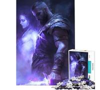 Rompecabezas para Adultos de 1000 Piezas Juramento del Guerrero ︰ Vínculo etéreo Ayuda a ejercitar el Cerebro Juguete Divertido y humorístico para Decorar la Pared Ideal para Mayores de 14 años