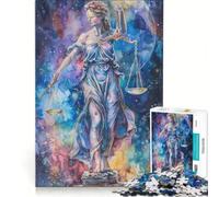 Rompecabezas para Adultos de 1000 Piezas Justicia Celestial, Juego práctico, Actividades Divertidas para Hacer en casa, fortalece el Amor Entre Parejas 38x52cm