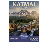 Rompecabezas para Adultos De 1000 Piezas Katmai National Park Travel Rompecabezas para Adolescentes Juego Práctico Decoración del Hogar 52x38cm/1000pcs