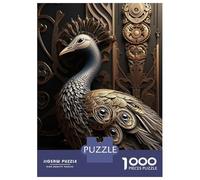 Rompecabezas para Adultos De 1000 Piezas King Golden Peacock Rompecabezas para Adultos Juguete Decoración De Pared Decoración del Hogar Regalos para Amigos Y Familiares 70x50cm/1000pcs