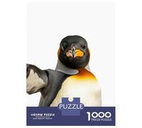 Rompecabezas para Adultos De 1000 Piezas King Penguin Selfie Rompecabezas para Adultos Juego De Ingenio para La Diversión Familiar Actividades Divertidas En Casa, 52x38cm/1000pcs
