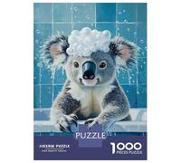 Rompecabezas para Adultos De 1000 Piezas Koala Bath Time Fun Rompecabezas para Adultos Juego De Ingenio para La Diversión Familiar Actividades Divertidas En Casa, 52x38cm/1000pcs