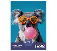 Rompecabezas para Adultos De 1000 Piezas Koala Bubblegum Rompecabezas para Adultos Juguetes Antiestrés Carrera De Velocidad Manual Actividades Divertidas En Casa 70x50cm/1000pcs