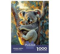 Rompecabezas para Adultos De 1000 Piezas Koala Mother and Baby in Tree Rompecabezas para Adultos Juegos De Relajación Regalo De Cumpleaños Regalos para Reducir El Estrés 38x26cm/1000pcs