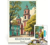 Rompecabezas para Adultos de 1000 Piezas, Krasnodar, Rusia, Juego Educativo, decoración del hogar, para Fortalecer el Amor Entre Parejas 50x75cm