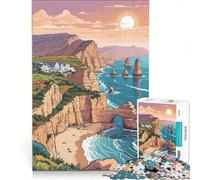 Rompecabezas para Adultos de 1000 Piezas La Costa de los Doce Apóstoles Juegos relajantes decoración Perfecta cumpleaños y Navidad 50x75cm