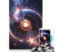 Rompecabezas para Adultos de 1000 Piezas La Creación del Cosmos, Juegos Divertidos, decoración, Piezas de Formas aleatorias Que encajan Perfectamente 50x75cm