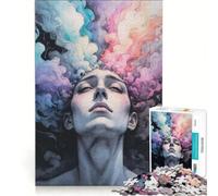 Rompecabezas para Adultos de 1000 Piezas La Esencia del Agotamiento Mental Juego práctico, Pero Divertido y humorístico Colección de Artistas Bellas Artes 38x26cm