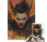 Rompecabezas para Adultos de 1000 Piezas La Furia del Abismo Juguete Educativo Divertido y entretenido Un Juego Familiar desafiante (38x52cm)