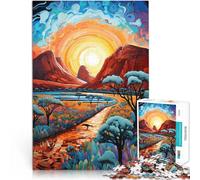 Rompecabezas para Adultos de 1000 Piezas La increíble Australia Juegos educativos Decoración del hogar Regalos de cumpleaños 52x38cm