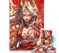 Rompecabezas para Adultos de 1000 Piezas La ira de Las zorras Juego práctico Actividades Divertidas para Hacer en casa Regalos para Mujeres 38x52cm
