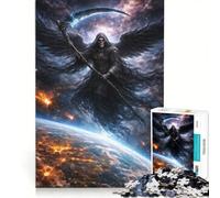 Rompecabezas para Adultos de 1000 Piezas La Parca se Acerca Juegos relajantes Que mejoran la Memoria cumpleaños y Navidad 50x75cm