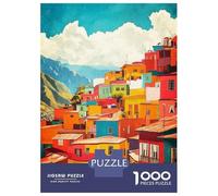 Rompecabezas para Adultos De 1000 Piezas La Paz Bolivia Art Rompecabezas para Adolescentes Juego Familiar Carrera De Velocidad Manual Cumpleaños 38x26cm/1000pcs