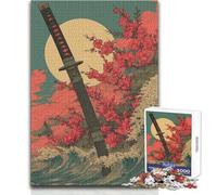 Rompecabezas para Adultos de 1000 Piezas: La Tempestad de un Guerrero Juego Educativo Familiar Una Obra de Arte Regalo de cumpleaños Tamaño 50x75cm