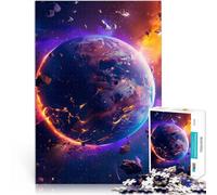 Rompecabezas para Adultos de 1000 Piezas La Tierra bajo Ataque Entrena tu Cerebro y Tus Manos Juguetes de decoración del hogar 38x26cm