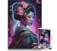 Rompecabezas para Adultos de 1000 Piezas: La tradición de Las geishas persiste Un desafío difícil Juego práctico para Mayores de 14 años (tamaño 50x75cm)