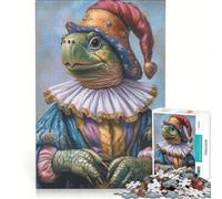Rompecabezas para Adultos de 1000 Piezas Las Tortugas se convierten en trovadores Juego de ingenio Actividades Divertidas para Hacer en casa Lista de Deseos con Papá Noel 38x52cm