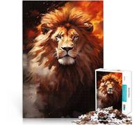 Rompecabezas para Adultos de 1000 Piezas león del Arte Alivia el estrés Vacaciones en casa Matar el Tiempo Buen Regalo 75x50cm