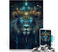 Rompecabezas para Adultos de 1000 Piezas León majestuoso Juegos educativos Decoración del hogar Decoración hogar 50x70cm