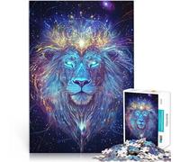 Rompecabezas para Adultos de 1000 Piezas “león Sagrado” Madera,para Mayores de 14 años Juego práctico Juego de Navidad Regalos para Mujeres。tamaño:50x75cm/19.68x29.52pulgada
