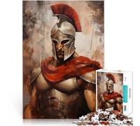 Rompecabezas para Adultos de 1000 Piezas Leónidas, Rey de Esparta Juegos Divertidos para la Familia Gran Regalo para Juegos 52x38cm