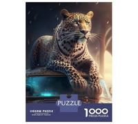 Rompecabezas para Adultos De 1000 Piezas Leopard Classic Car Rompecabezas para Adultos Juego De Ingenio para La Diversión Familiar Actividades Divertidas En Casa, 52x38cm/1000pcs