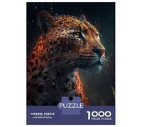 Rompecabezas para Adultos De 1000 Piezas Leopard Rain Rompecabezas para Adultos Juego Práctico Difícil Difícil Y Desafiante 52x38cm/1000pcs