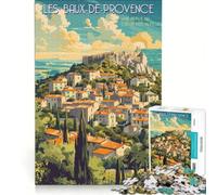 Rompecabezas para Adultos de 1000 Piezas Les Baux-de-Provence, Juegos Familiares, análisis y lógica, para Mejorar el Amor en Pareja 38x26cm