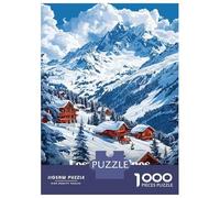 Rompecabezas para Adultos De 1000 Piezas Les Deux Alpes Ski Resort Rompecabezas para Adultos Juegos Relajantes Decoración Perfecta Regalos para Reducir El Estrés 70x50cm/1000pcs
