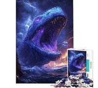 Rompecabezas para Adultos de 1000 Piezas Leviatán Despierta Juguete Educativo y desafiante para ejercitar la Mente Regalo de cumpleaños para Hombres y Mujeres (tamaño 38x26cm)