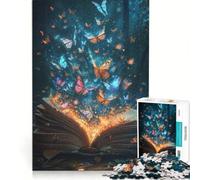 Rompecabezas para Adultos de 1000 Piezas Libro de Acuarelas Juego práctico para Pasar el Tiempo en casa Fortalecer el Amor Entre Parejas 38x26cm