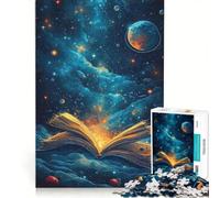 Rompecabezas para Adultos de 1000 Piezas Libro de Acuarelas Juegos Familiares antiestrés con póster y Hoja de Preguntas a Juego 50x75cm