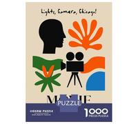 Rompecabezas para Adultos De 1000 Piezas Lights, Camera, Chicago! Movie Festival Rompecabezas para Adultos Juego De Ingenio Desafío Difícil Gran Regalo para Los Amantes De Los Juegos 70x50cm/1000pcs