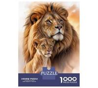 Rompecabezas para Adultos De 1000 Piezas Lion King Wall Art Print-2 Rompecabezas para Adultos Juego Práctico Análisis Y Lógica Cumpleaños Y Navidad 38x26cm/1000pcs