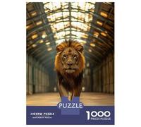Rompecabezas para Adultos De 1000 Piezas Lion Walking in Tunnel Rompecabezas para Adultos Juego Práctico Análisis Y Lógica Gran Regalo para Los Amantes De Los Juegos 70x50cm/1000pcs