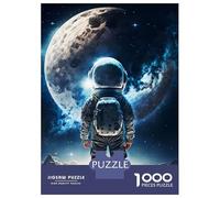 Rompecabezas para Adultos De 1000 Piezas Little Boy with Astronaut Rompecabezas para Adultos Juegos Familiares Mejoran La Memoria Reducción del Estrés Regalos 52x38cm/1000pcs