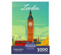 Rompecabezas para Adultos De 1000 Piezas London City Rompecabezas para Adultos Juego Familiar Pero Divertido Y Humorístico Cumpleaños 38x26cm/1000pcs