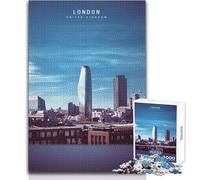 Rompecabezas para Adultos de 1000 Piezas, Londres, Juegos relajantes, Vacaciones en casa, Pasatiempos, Regalos para el Amigo Secreto, tamaño 50x75cm
