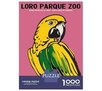 Rompecabezas para Adultos De 1000 Piezas Loro Parque Zoo Poster Rompecabezas para Adolescentes Juego Familiar Carrera De Velocidad Manual Cumpleaños 52x38cm/1000pcs