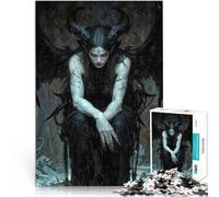 Rompecabezas para Adultos de 1000 Piezas Los Ángeles Negros del Infierno Juegos Divertidos Toda la Familia. 52x38cm